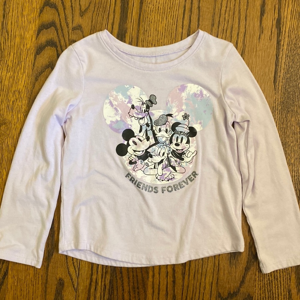 Disney Jumping Beans long sleeve tee. Light purple, size 4T
